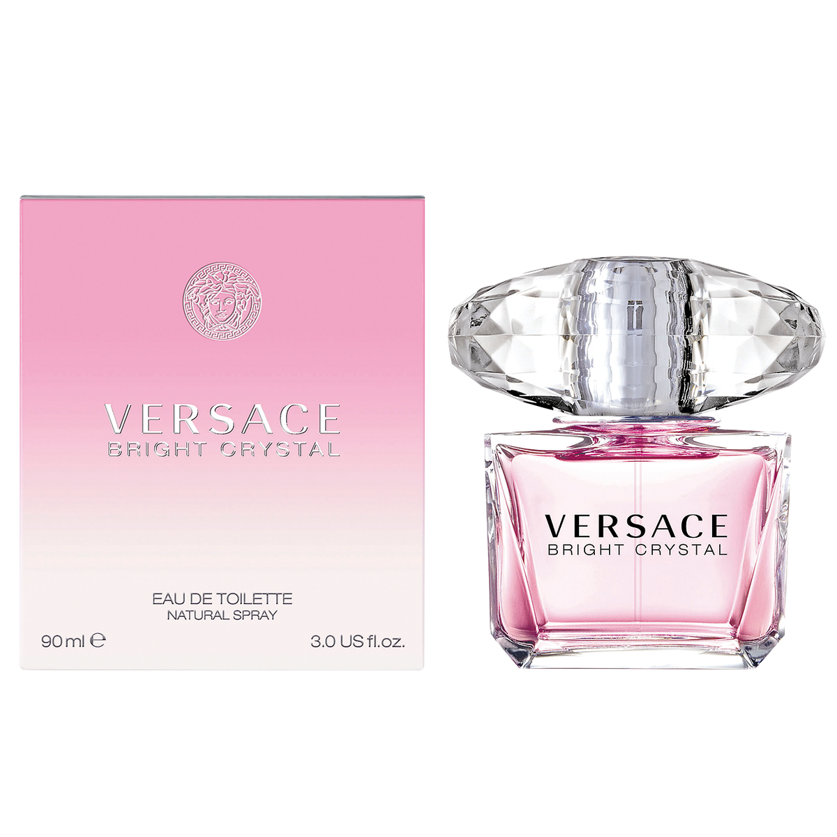 新品VERSACE BRIGHT CRYSTAL 90ml Bright Crystal by Versace 90ml EDT for Women — Perfume NZ