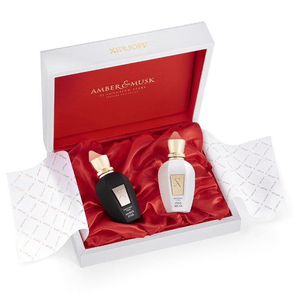 Amber & Musk by Xerjoff 2x 50ml Parfum 2 Piece Gift Set