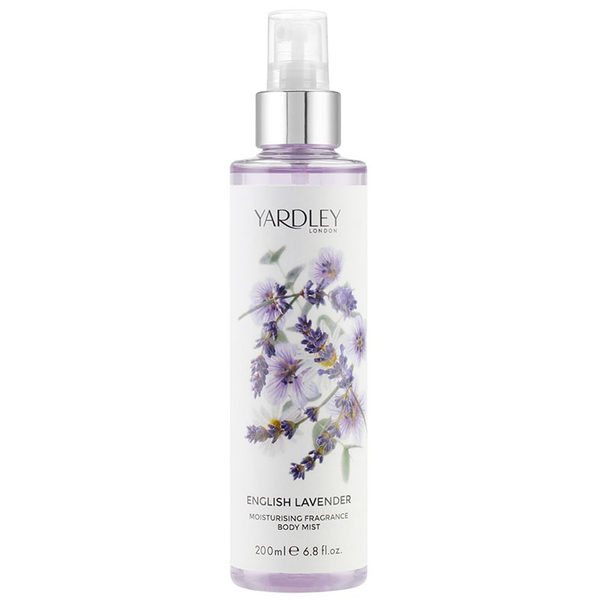 English Lavender by Yardley 200ml Fragrance Body Mist Perfume NZ